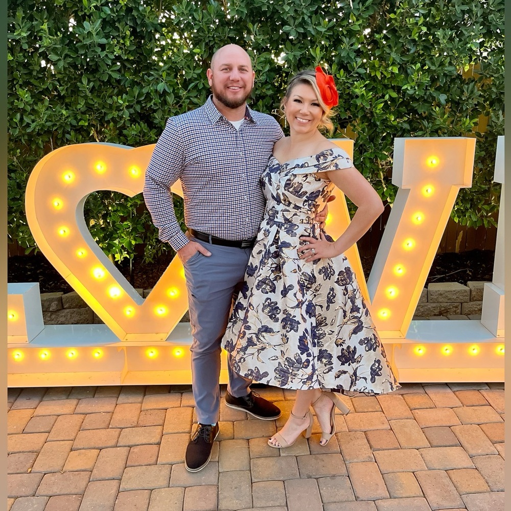 Oleg Cassini Formal Dress Off Shoulder 8